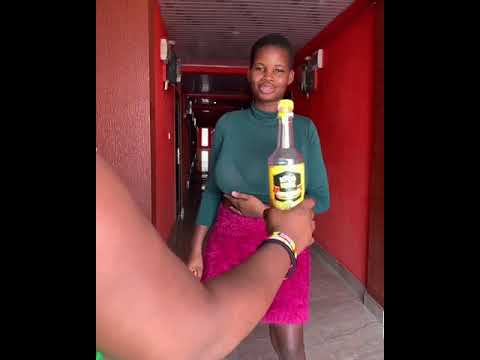 Pamela Odame Watara Opens a bottle with her Massive Boobs