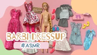 Barbie dress up ASMR satisfying