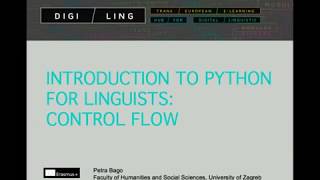 DigiLing - Introduction to Python for Linguists - Unit 8.1 Wealth