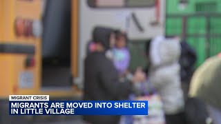 More migrants move into Little Village shelter; others await shelter at South Loop 'landing zone'
