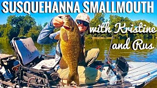Kristine and Rus on the Susky: Early Fall River Smallmouth Patterns