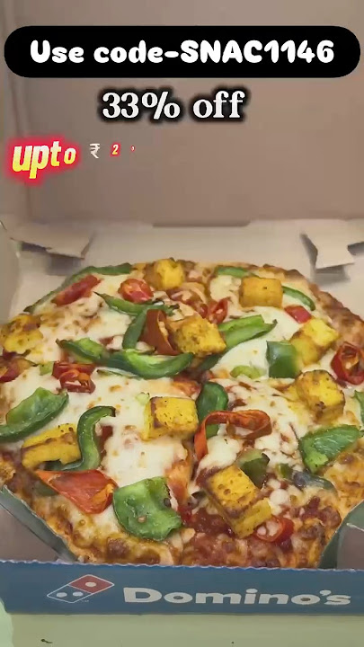 Domino’s discount coupon #dominos #pizza #offer #couponcode
