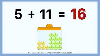 Learning Addition Table for 5 | Basic Addition Youtube Video