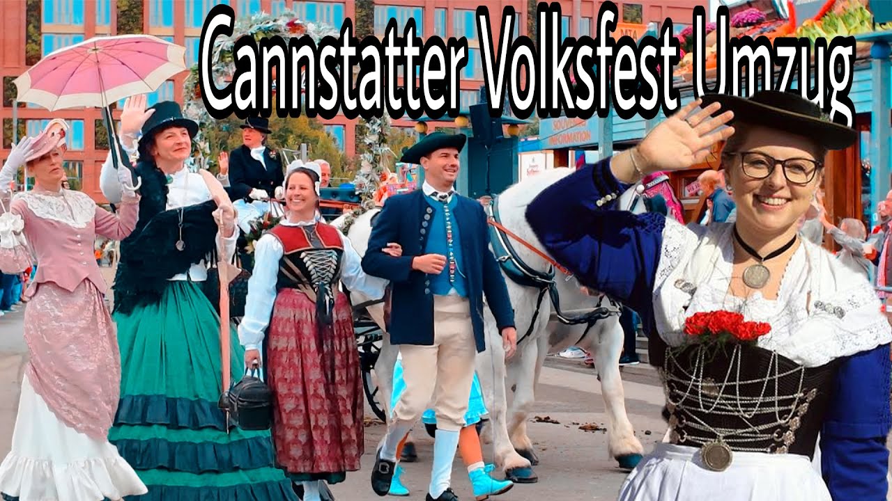Cannstatter Volksfest Umzug 2025 | Большой парад в Штутгарте-Бад Каннштатт