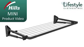 Hills Mini Folding Clothesline Product Video