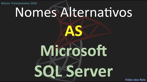 Nomes Alternativos em colunas e tabelas com AS no SQL Server