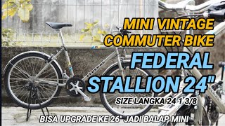 Mini Vintage Commuter Bike Federal Stallion 24