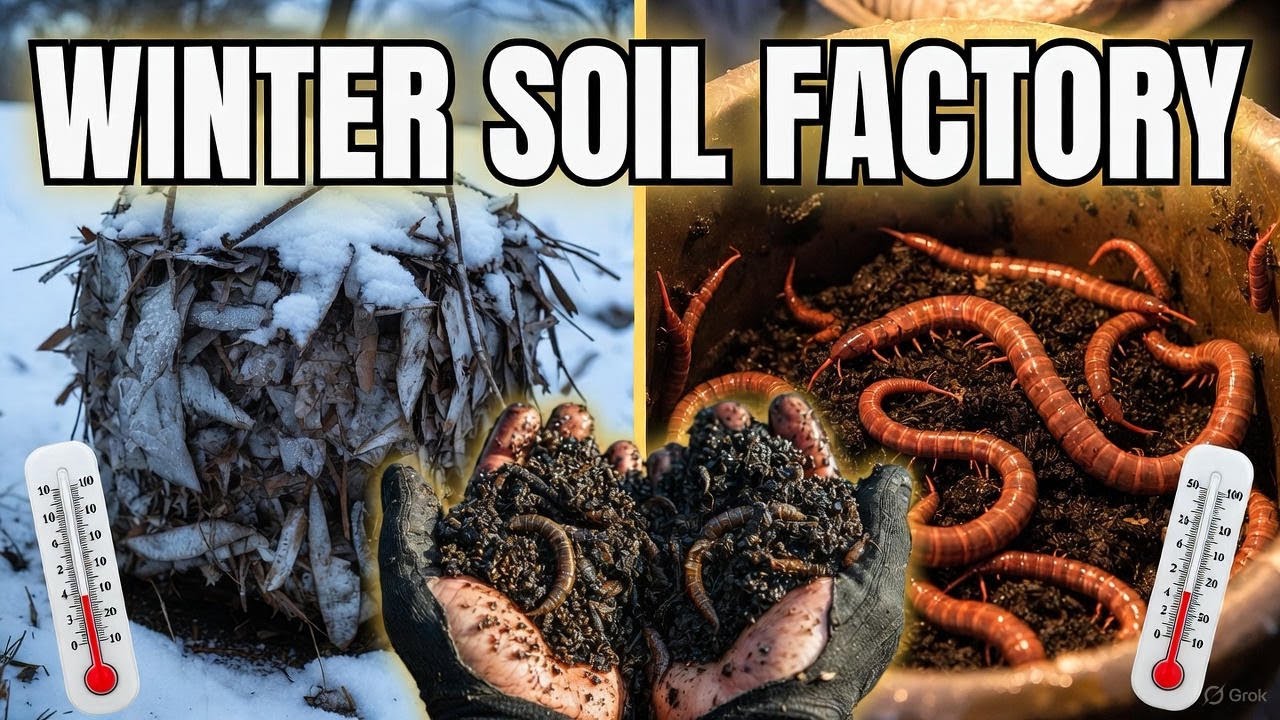 Мой секрет зимней фермы по разведению червей: сохранение жизнеспособности почвы во время заморозков.