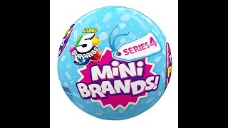 More Minis! Opening Mini Brands Series 4 and Building a Tiny Shopping Cart! #minibrands