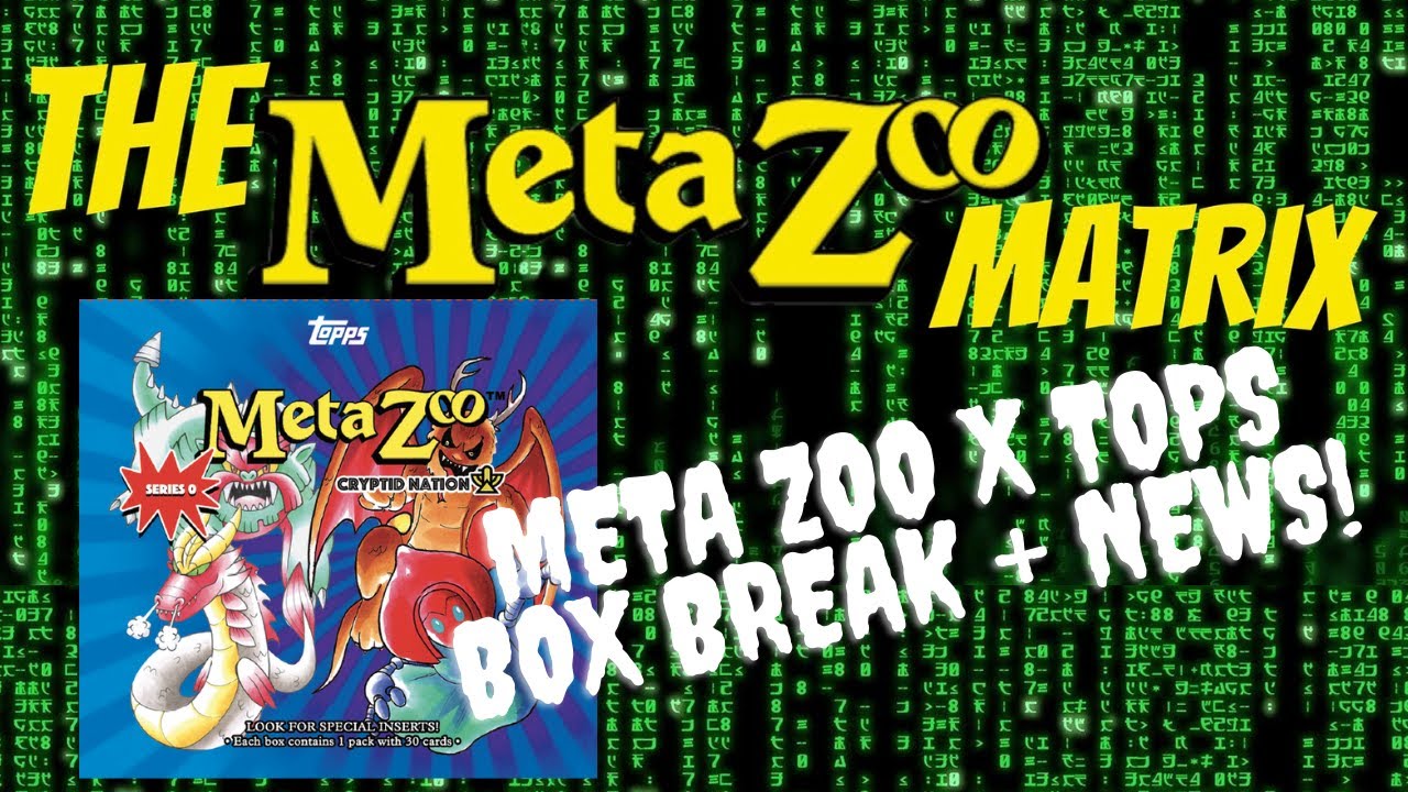 METAZOO + TOPS BOX BREAK!! +BOX TOPPER!