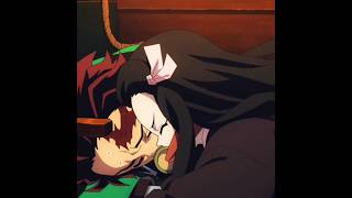 NEZUKO Saves Tanjiro with a POWERFUL Headbutt #anime #nezukoedit #shorts #tanjiro