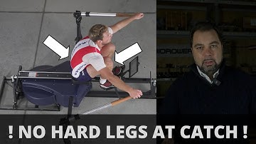 ROWING TECHNIQUE: A HARD LEG DRIVE AT THE CATCH RUINS YOUR TECHNIQUE (debunking technique myths)