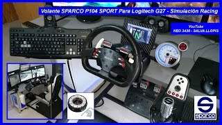 SPARCO P104 SPORT Steering Wheel For Logitech G27 - Racing Simulation