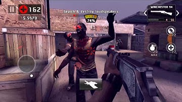 DEAD TRIGGER 2 BRAINMILL WINCHESTER 94 MINIGUN using twelve rocket chicken HD