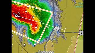 Tornado Warning for counties in Upper Michigan Peninsula!