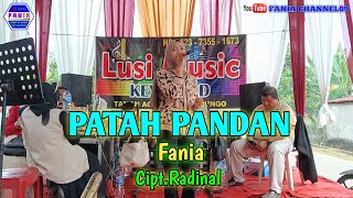 LAGU DAERAH JAMBI PATAH PANDAN FANIA CIPT.RADINAL