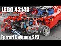 LEGO 42143 Ferrari Daytona SP3 Animated Speedbuild | LEGO Ferrari | Blender Geometry Nodes Animation