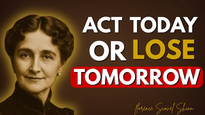 STOP WAITING _TURN YOUR DREAM INTO REALITY NOW | LIFE CHANGING MOTIVATION _FLORENCE SCOVEL SHINN