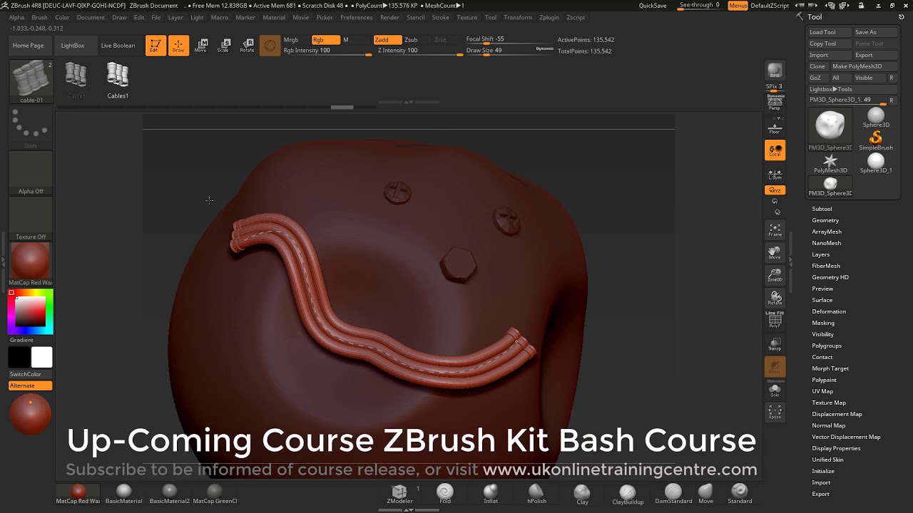 download linkedin zbrush: concept kitbashing course