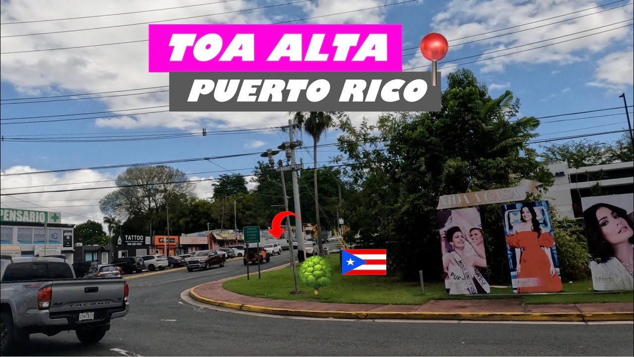 🇵🇷🚙DRIVING AROUND TOA ALTA PUERTO RICO 4K ☀️🚥