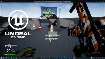 UE5 Low Poly Shooter Pack - AI Shoot On Sight WIP | UE4 UE5