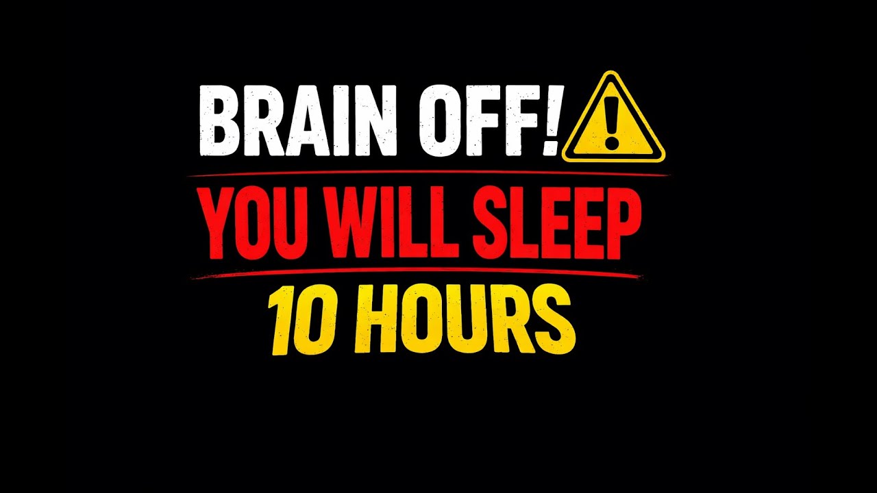 Extreme Deep Brown Noise – Black Screen – 10 Hours