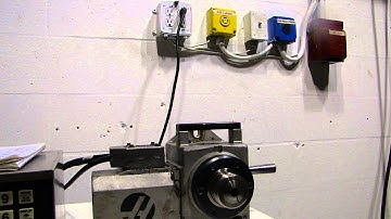 Haas 4th axis cnc 5c rotary indexer w control  vf 01234 2008 brushless