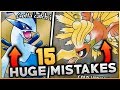 15 HUGE Mistakes & Glitches In Pokemon Gold And Silver (Generation 2)