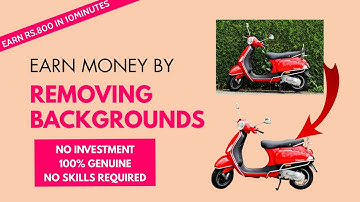 Earn Money by Removing Background | Online Money Making