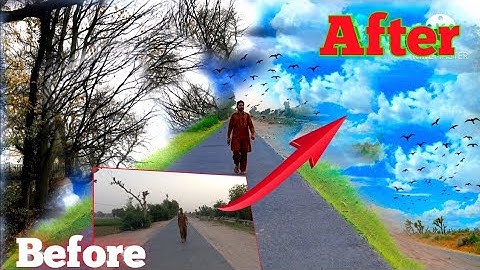 KineMaster vfx Editing Video || Matte painting on Mobile background change
