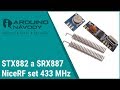 Arduino návody | NiceRF set 433MHz přijímač a vysílač