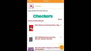 How to use your Checkers, Shoprite or Checkers Hyper Grocery Coupons screenshot 2