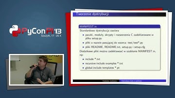 PyCon PL 2013 "Dystrybucja kodu w Pythonie"