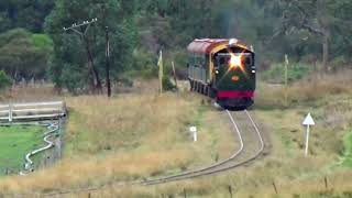 Part 2. Hotham Valley Railway's  Steam Ranger tour train. Sunday  Mother's Day, Sunday 12 May 2024.