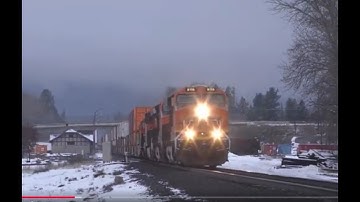 Long Manifests and a Stack train plus flooding Libby Creek 4K