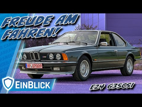 SCHÖNHEIT mit 6 Zylindern! BMW 635CSi E24 (1986) - Das ist BMW Rei(he)nkultur!