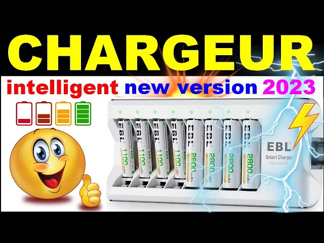 Chargeur électronique intelligent ebl pour piles fatiguées test