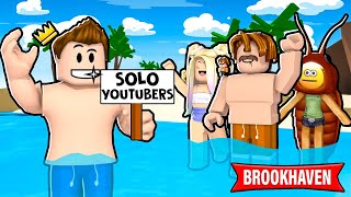 CREO UNA ISLA SOLO PARA YOUTUBERS en BROOKHAVEN! 😄🏡 - Roblox YoSoyLoki