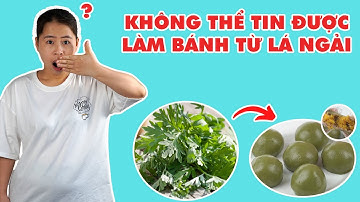 Không Thể Tin Được Lá Ngải Cứu Làm Bánh Lại Ngon Như Vậy | HÀ COOKING