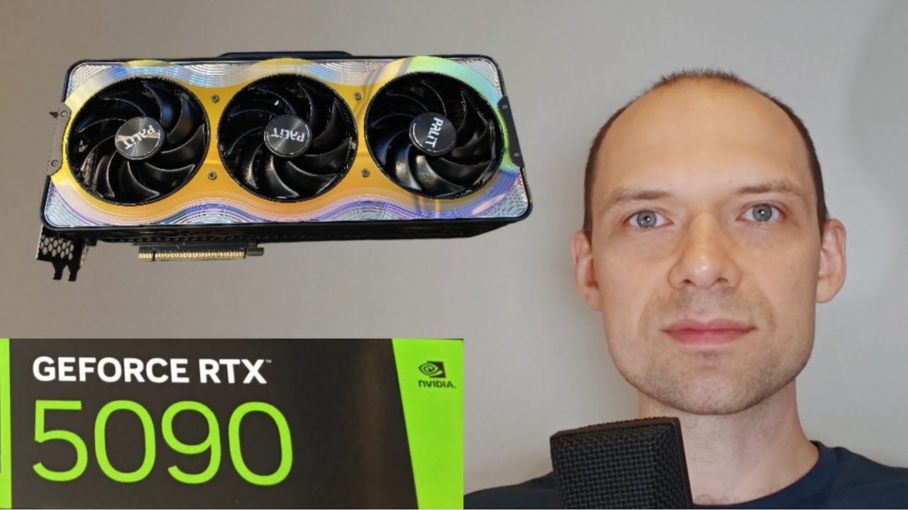 Распаковка RTX 5090 и тесты LLM — отличные результаты!