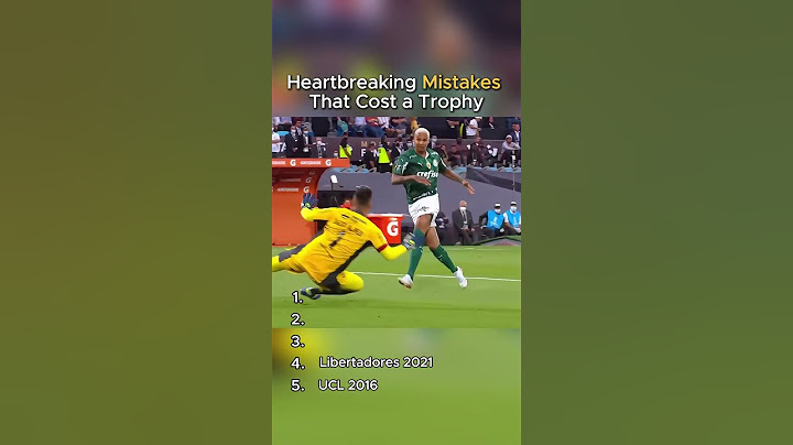 Heartbreaking Mistakes That Cost a Trophy