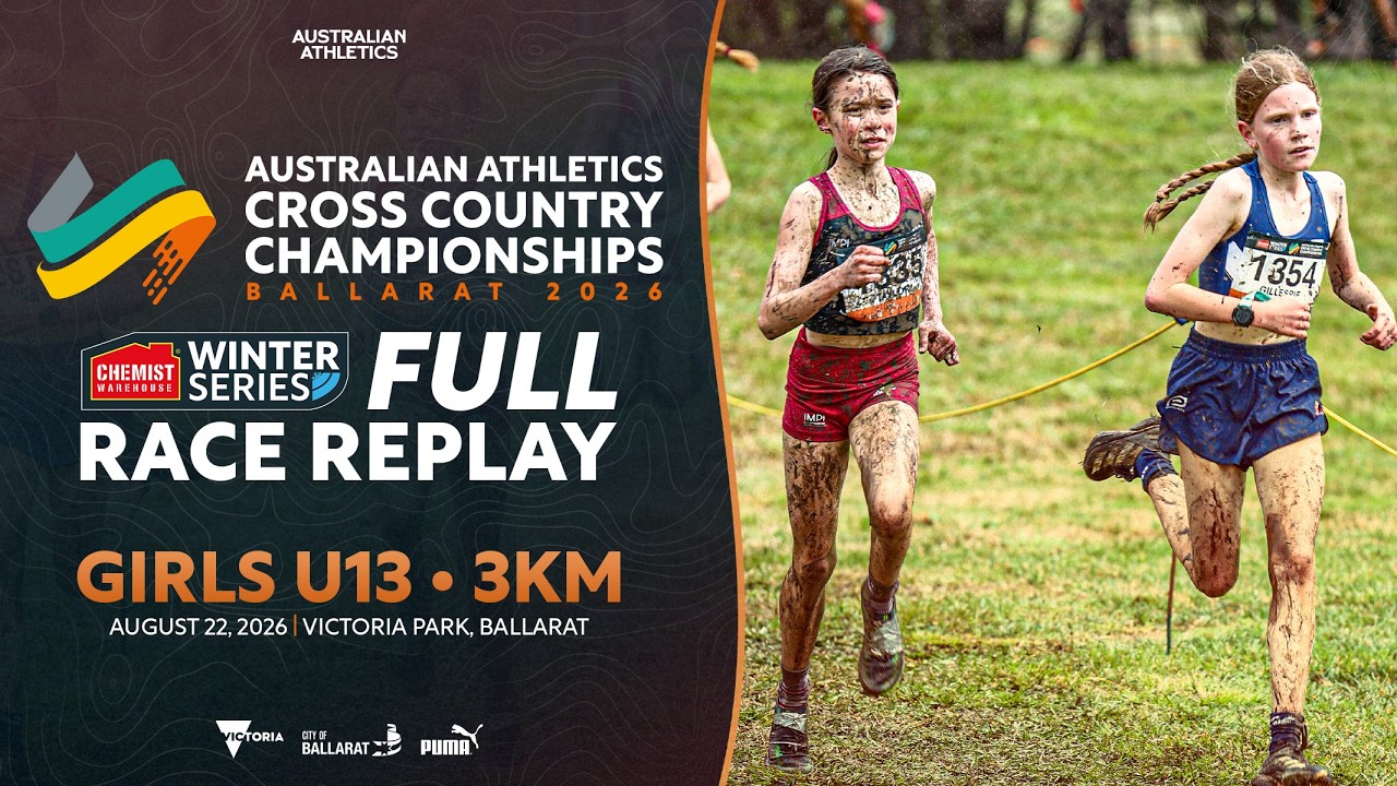 Girls U13 3km Final - Full Race | 2026 Australian Athletics Cross Country Championships