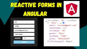 Reactive Forms In Angular | Angular Reactive form tutorial | NSCODE