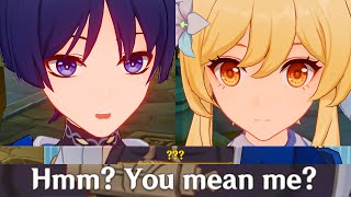 'YOU'RE SCARAMOUCHE!!' First Time Meet WANDERER Cutscene Genshin Impact Archon Quest