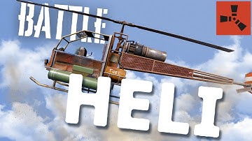 EARLY LOOK at the Attack Helicopter - Solo Rust Staging Branch Review