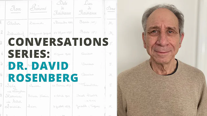Conversations Series: Dr. David Rosenberg