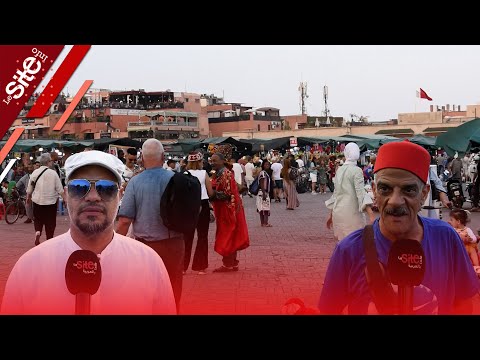 تهيئة ساحة جامع الفنا بمراكش لا زالت متواصلة مراكشيون بغينا شي عمل يكون كيليق بالمدينة الحمراء