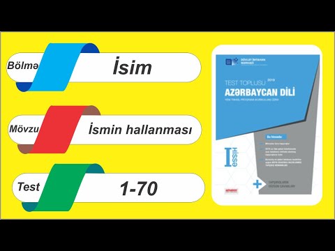 Video: İsim Hallarını Necə Təyin Etmək Olar