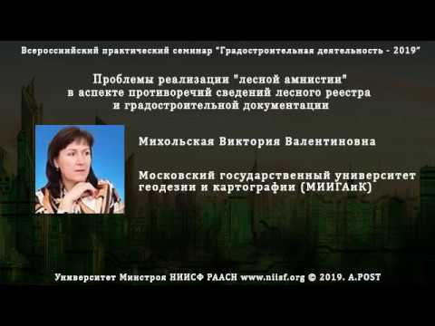 48. ГД2019 Михольская В.В. Проблемы реализации "лесной амнистии"