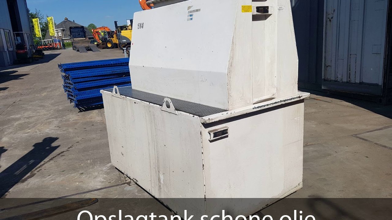 Opslagtank schone olie